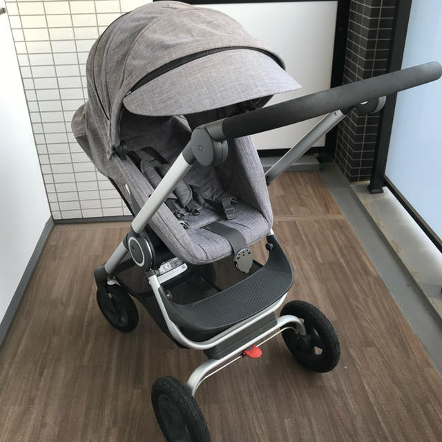 Stokke(ストッケ)のSTOKKE ストッケ ベビーカー スクート2 ブラックメラーンジ キッズ/ベビー/マタニティの外出/移動用品(ベビーカー/バギー)の商品写真