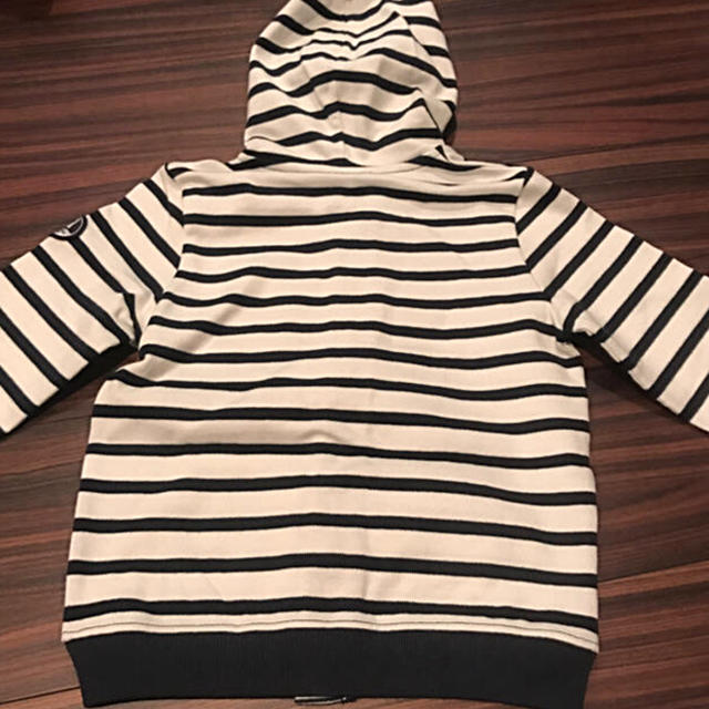 PETIT BATEAU(プチバトー)のプチバトー 18SS マリニエールジップアップパーカー 36m 新品 キッズ/ベビー/マタニティのキッズ服男の子用(90cm~)(カーディガン)の商品写真