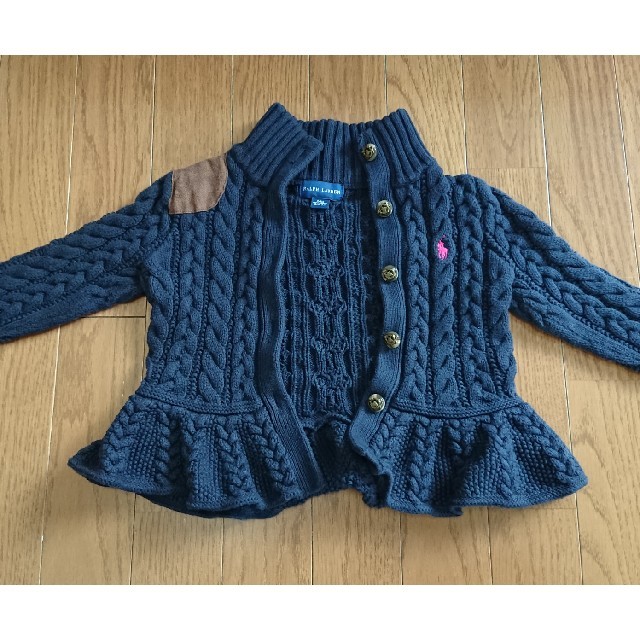 Ralph Lauren(ラルフローレン)のラルフローレンカーディガン キッズ/ベビー/マタニティのキッズ服女の子用(90cm~)(カーディガン)の商品写真