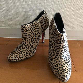 クリスチャンルブタン(Christian Louboutin)のハラコレオパードブーティ23(ブーティ)