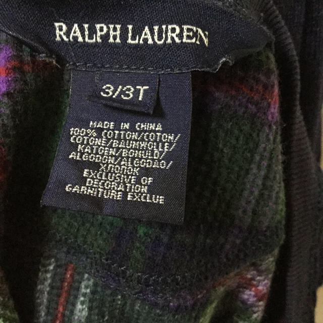 Ralph Lauren(ラルフローレン)のラルフローレン 長袖トップス 3T  100 キッズ/ベビー/マタニティのキッズ服女の子用(90cm~)(Tシャツ/カットソー)の商品写真