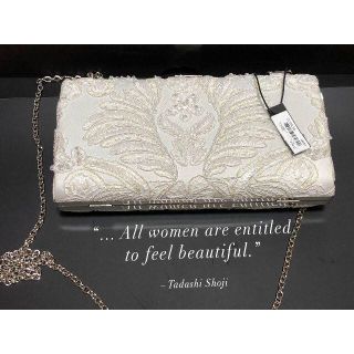 タダシショウジ(TADASHI SHOJI)の新品 Tadashi Shoji タダシショージ クラッチバッグ ホワイト(クラッチバッグ)