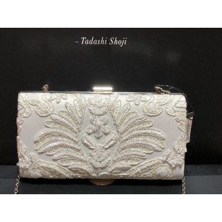 新品 Tadashi Shoji タダシショージ クラッチバッグ ホワイト