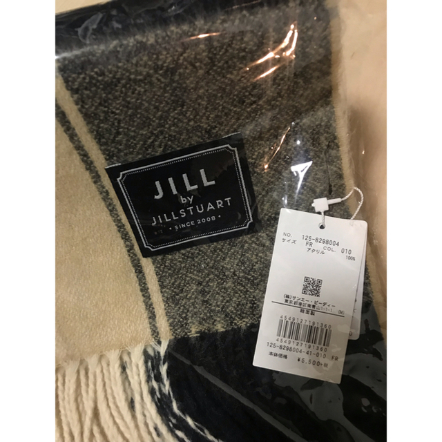 JILL by JILLSTUART(ジルバイジルスチュアート)の新品jill by jillstuart チェックストール マフラー レディースのファッション小物(ストール/パシュミナ)の商品写真