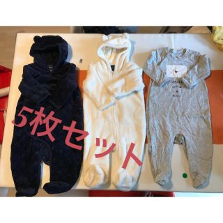 ベビーギャップ(babyGAP)のGAP gap baby 5枚セット(ロンパース)