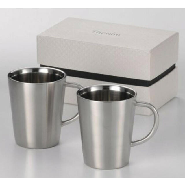 thermo mug(サーモマグ)のThermo 二重 マグカップ ペア thermo mug  インテリア/住まい/日用品のキッチン/食器(タンブラー)の商品写真