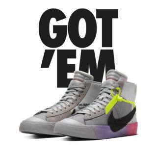 オフホワイト(OFF-WHITE)のNIKE BLAZER MID SERENA WILLIAMS "Queen"(スニーカー)