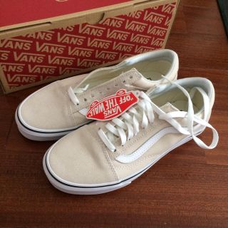 ヴァンズ(VANS)のvans  USA オールドスクール ベージュ (スニーカー)