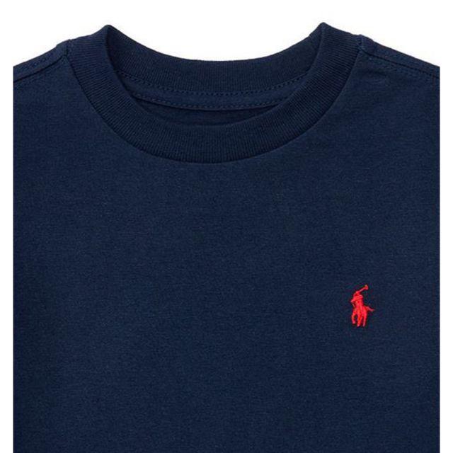 Ralph Lauren(ラルフローレン)の ☆新品☆120 ラルフローレン クルーネックTシャツ ネイビー 4044 キッズ/ベビー/マタニティのキッズ服男の子用(90cm~)(Tシャツ/カットソー)の商品写真