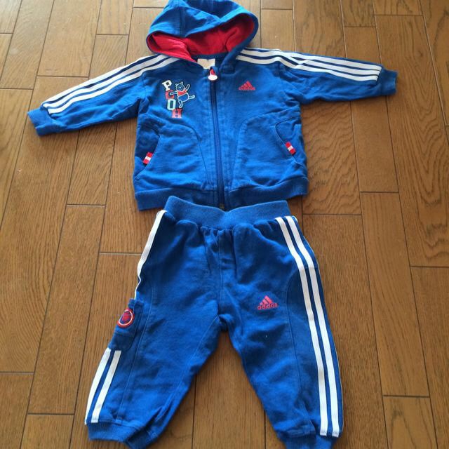 adidas(アディダス)のジャージ上下 キッズ/ベビー/マタニティのキッズ服男の子用(90cm~)(その他)の商品写真