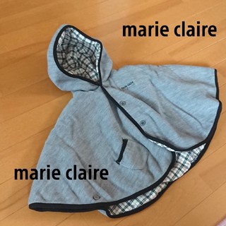 マリクレール(Marie Claire)のmarie claire✳マリクレ80.90中綿入りポンチョ防寒フードジャンパー(ジャケット/コート)