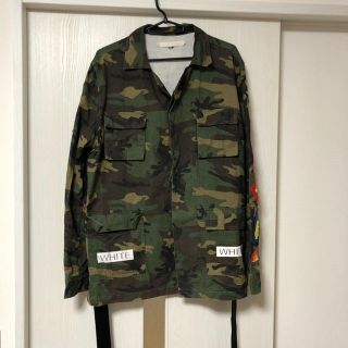 オフホワイト(OFF-WHITE)の期間限定値下げ OFF-WHITE オフホワイト  ミリタリージャケット(ミリタリージャケット)