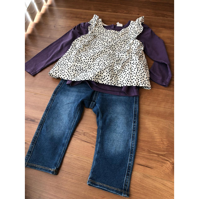 babyGAP(ベビーギャップ)のbabyGAP ドット水玉チュニック キッズ/ベビー/マタニティのベビー服(~85cm)(シャツ/カットソー)の商品写真