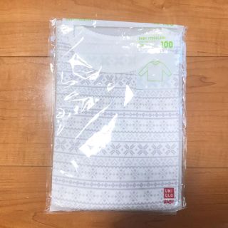 ユニクロ(UNIQLO)の新品 100cm ユニクロ 綿100% 女の子 長袖 ロンT 送料込み(Tシャツ/カットソー)