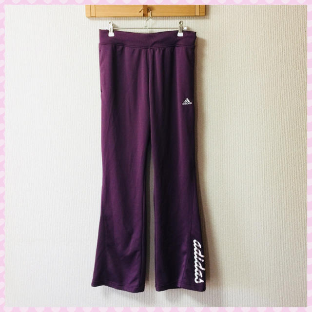 ［試着のみ］adidas originals ジャージ トラックパンツ 赤紫