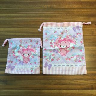 サンリオ(サンリオ)のみみ様専用☆ボンボンリボン 巾着2枚セット(キャラクターグッズ)