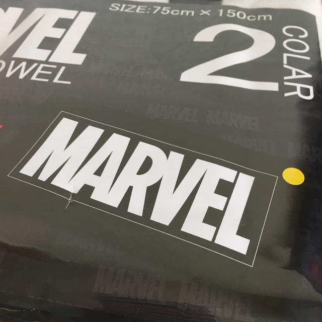 MARVEL(マーベル)のマーベル バスタオル インテリア/住まい/日用品の日用品/生活雑貨/旅行(タオル/バス用品)の商品写真