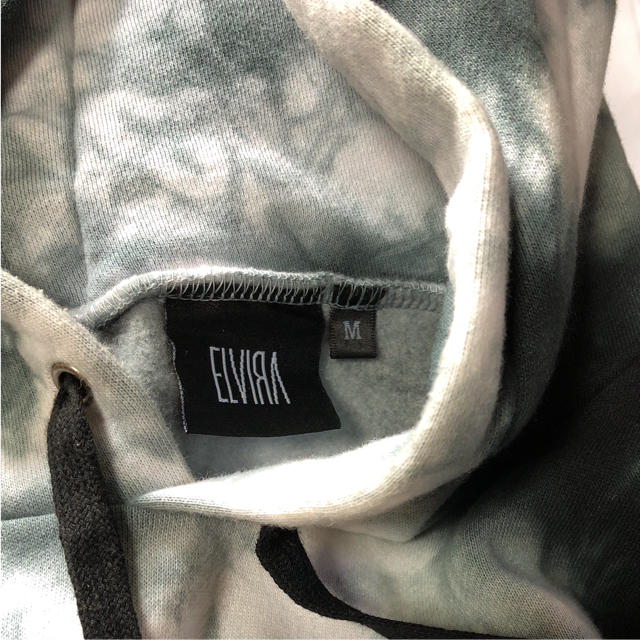 ELVIA(エルヴィア)のELVIRA エルビラ BLEACH HOODY -WHITE-【送料込み】 メンズのトップス(パーカー)の商品写真