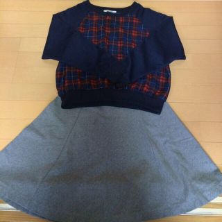 ユニクロ(UNIQLO)のUNIQLOフレアースカート♡お値下げ(ひざ丈スカート)