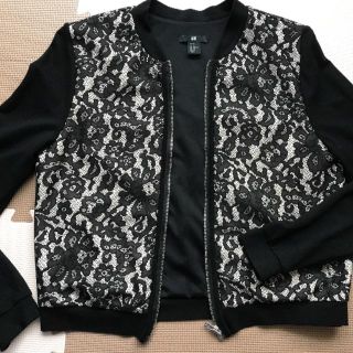 エイチアンドエム(H&M)のH&M  レース柄ブルゾン(ブルゾン)