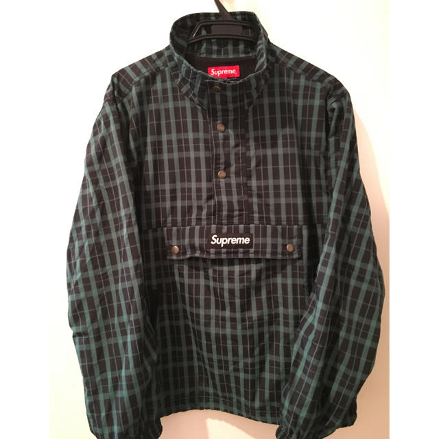 ジャケット/アウターsupreme Nylon Plaid Pullover 美品 送料込み