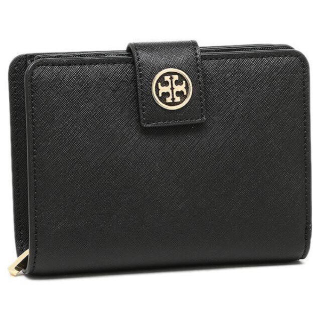 Tory Burch(トリーバーチ)のトリバーチ  黒 財布 二つ折り レディースのファッション小物(財布)の商品写真