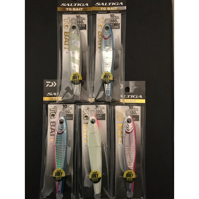 Daiwa SALTIGA TG BAIT 180g 5本セット フィッシング Daiwa SALTIGA TG BAIT 180g 5本セット フィッシング