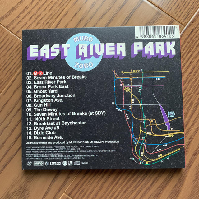 MURO & ZORO East River Park エンタメ/ホビーのCD(ヒップホップ/ラップ)の商品写真