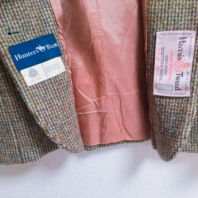 Harris Tweed(ハリスツイード)のHarris Tweed 古着 ウールジャケット レディースのジャケット/アウター(テーラードジャケット)の商品写真