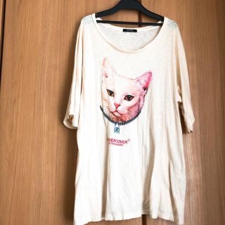 アンダーカバー(UNDERCOVER)の猫柄オーバーサイズTシャツ♡ayapam様専用♡(Tシャツ(半袖/袖なし))