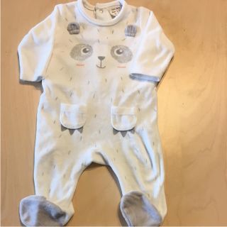 ザラ(ZARA)のZARA  Baby パンダロンパース(ロンパース)