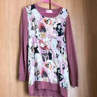 ヒステリックグラマー(HYSTERIC GLAMOUR)のコートニーラブロングカットソー♡2349様専用♡(カットソー(長袖/七分))