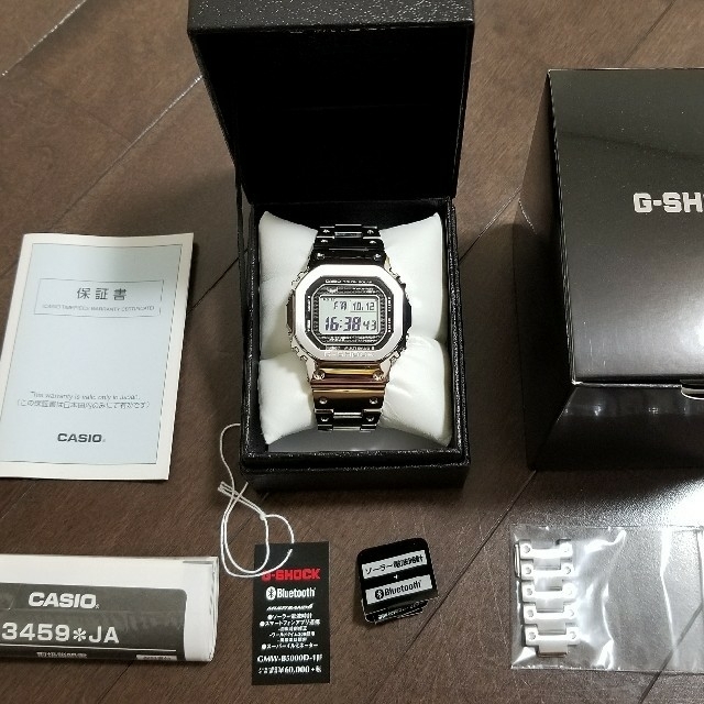 新品未使用 即納 G-SHOCK GMW-B5000GD-1JF ブラック