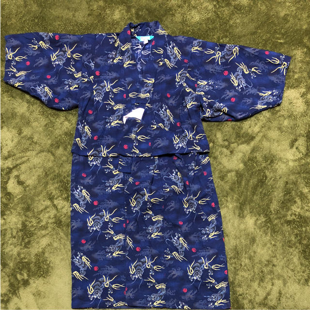 浴衣 男の子 １１０ キッズ/ベビー/マタニティのキッズ服男の子用(90cm~)(甚平/浴衣)の商品写真