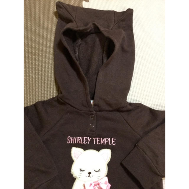 Shirley Temple(シャーリーテンプル)のシャーリーテンプル♪ネコちゃん トレーナー キッズ/ベビー/マタニティのキッズ服女の子用(90cm~)(Tシャツ/カットソー)の商品写真