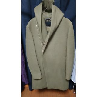 ジュンハシモト(junhashimoto)のjunhashimoto wrap coat ラップコート カーキ(チェスターコート)