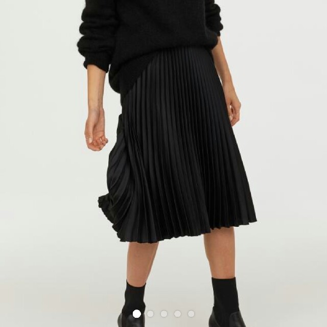 H&M(エイチアンドエム)のH&Mプリーツスカート レディースのスカート(ひざ丈スカート)の商品写真