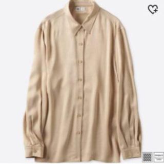 ユニクロ(UNIQLO)のUNIQLO U サテン ブラウス(シャツ/ブラウス(長袖/七分))