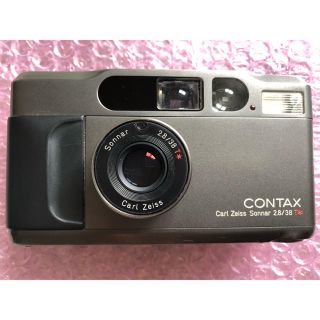 キョウセラ(京セラ)の1年保証 contax t2 コンタックスT2のチタンブラック(フィルムカメラ)