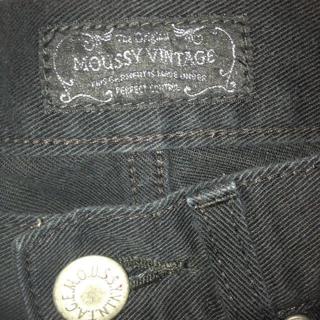 moussy(マウジー)のmoussy 黒 ショートパンツ レディースのパンツ(ショートパンツ)の商品写真