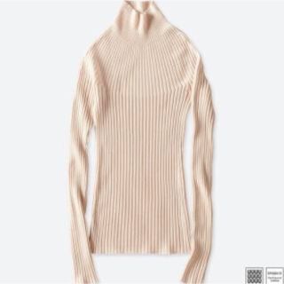 ユニクロ(UNIQLO)の3Dメリノリブモックネックセーター(ニット/セーター)