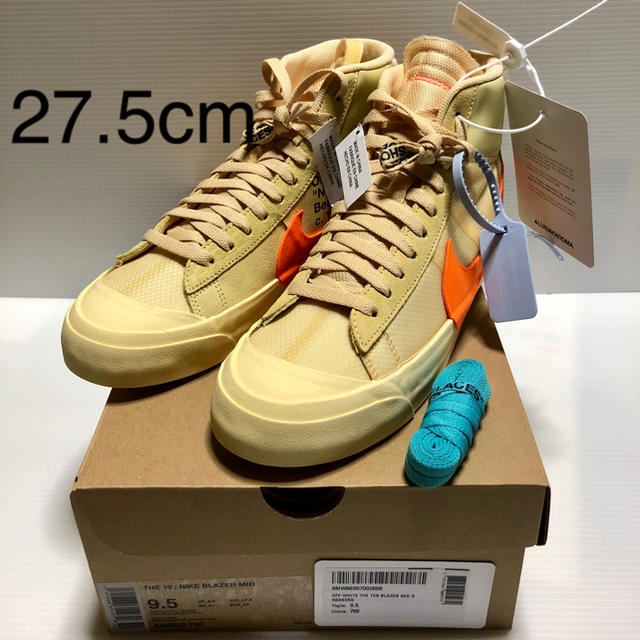 靴/シューズ正規品 27.5cm NIKE × OFF WHITE BLAZER MID