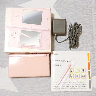 ニンテンドーDS(ニンテンドーDS)の【付属あり】任天堂 NINTENDO DS lite ピンク カービィ(携帯用ゲーム機本体)