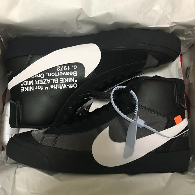 nike off-white THE10 BLAZER MID靴/シューズ