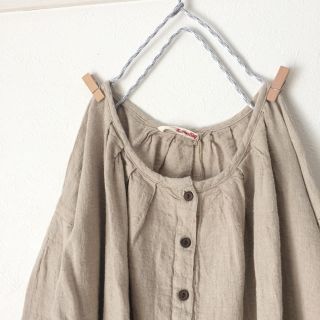 サンバレー(SUNVALLEY)の【新品】サンバレー  リネンブラウス(シャツ/ブラウス(長袖/七分))