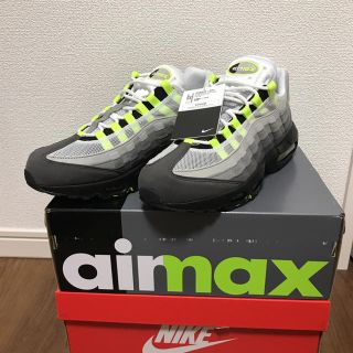 ナイキ(NIKE)のair max95 エアマックス イエローグラデ  29cm 新品(スニーカー)