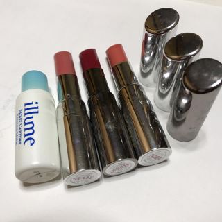 マックスファクター(MAXFACTOR)のジェリー様専用M F  リップ３本  イリューム乳液ミニ(口紅)