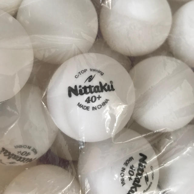 Nittaku(ニッタク)の卓球プラスチックボール ニッタク C-TOP 24球 スポーツ/アウトドアのスポーツ/アウトドア その他(卓球)の商品写真