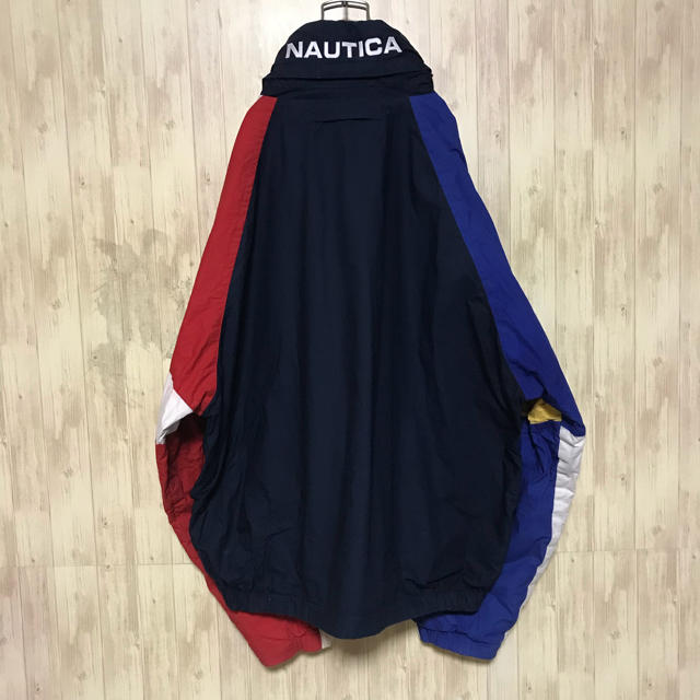 NAUTICA セーリングギア ナイロンジャケットの通販 by 古着屋 ｜ノーティカならラクマ - 美品 90's NAUTICA セール
