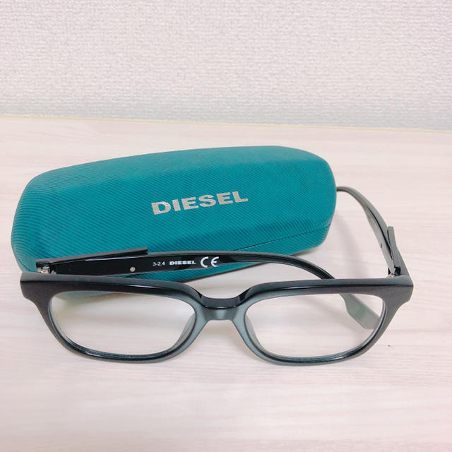 DIESEL(ディーゼル)のディーゼル DIESEL DL5111 メガネ 伊達メガネ 新品 未使用 メンズのファッション小物(サングラス/メガネ)の商品写真